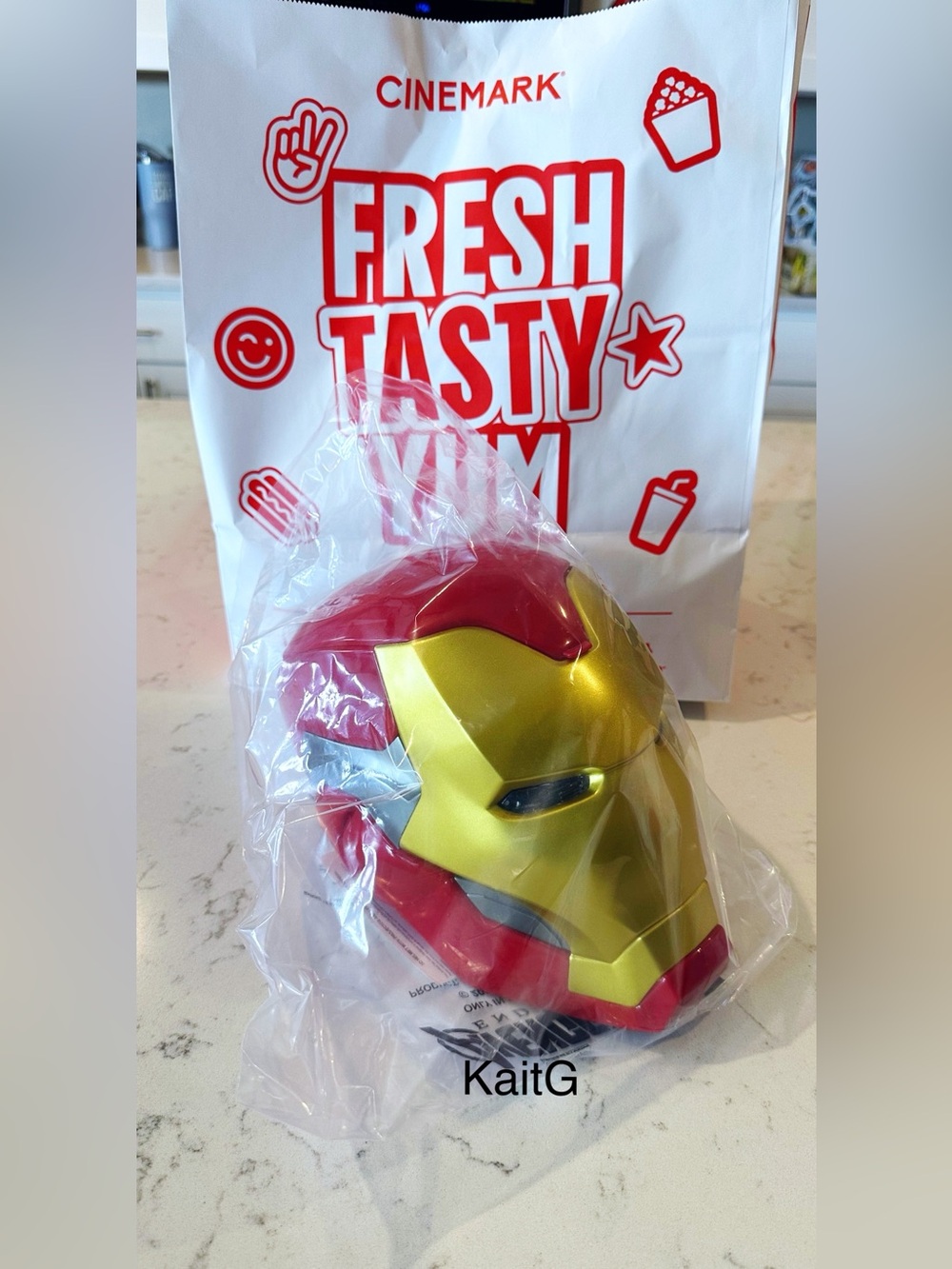 Avengers Endgame Encore Iron Man Popcorn Bucket